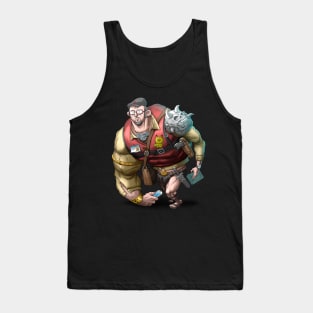 Hipster Troll Tank Top